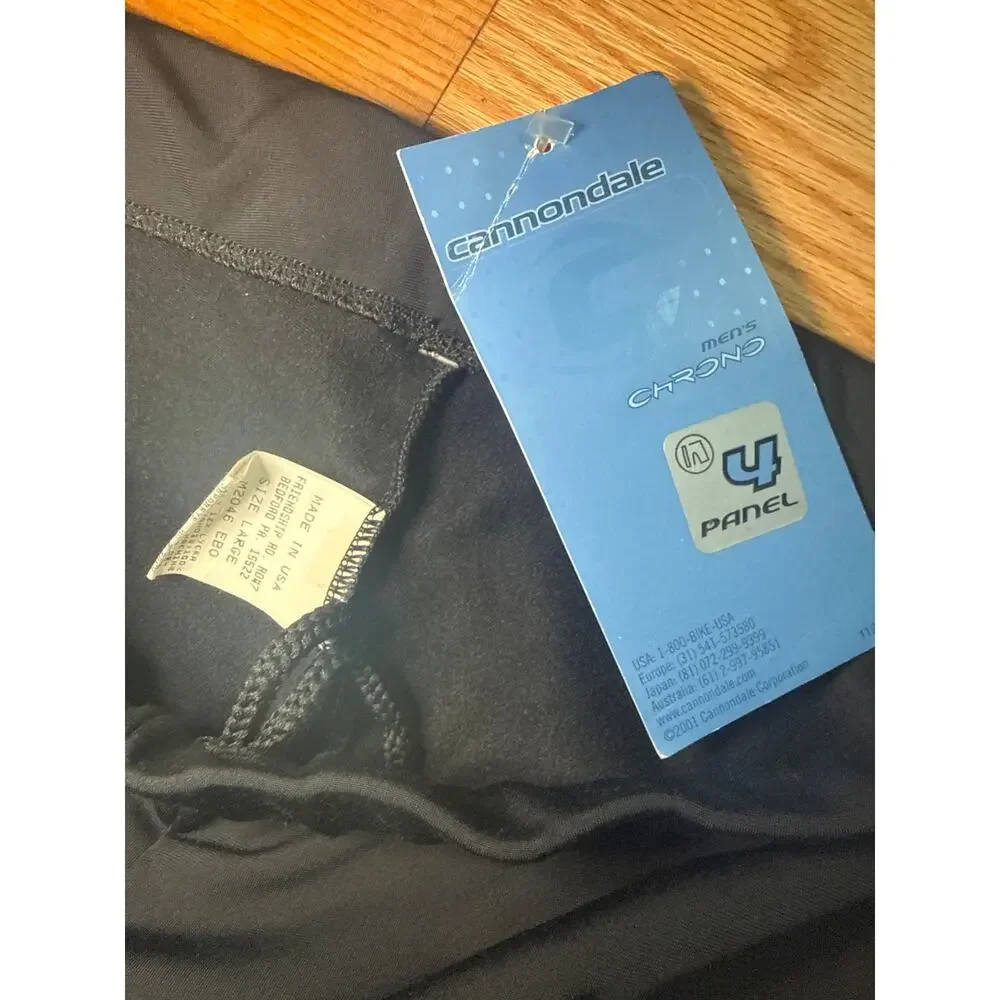 NEW Cannondale Biking Cycling Bicycle Padded Pants Tight Klondike Chamois Men